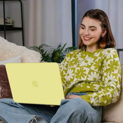 B BELK for MacBook Neo Case 13 inch 2026 Model A3404 A18 Pro, Citrus | Scratch Resistant Matte Plastic Hard Shell Case with Keyboard Cover & Screen Protector for Mac Noe Case, Lightweight, Snap-On - color: Citrus
