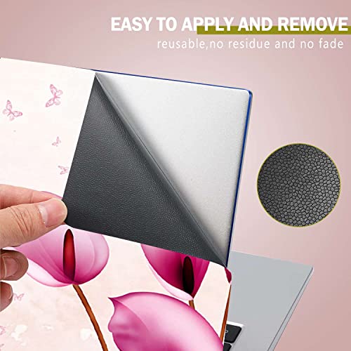 Laptop Notebook Skin Sticker Cover Decal Fits 12 13 13.3 14 15 15.4 15.6 inch Laptop Protector Notebook PC | Easy to Apply, Remove and Change Styles (Calla Lily) - color: Calla Lily
