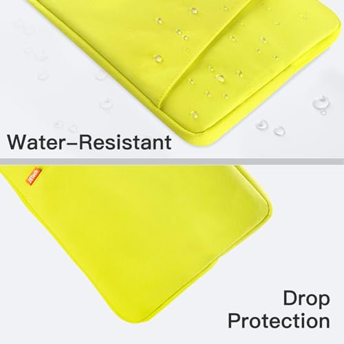 JETech Laptop Sleeve for 13-14Inch MacBook Neo (A18 Pro), MacBook Air/Pro (M1-M5) 2020-2026, 13-13.6 Inch Notebook, Waterproof Shock Resistant Bag Case with Accessory Pocket (Yellow) | For MacBook Neo (A18 Pro), MacBook Air/Pro (M5-M1) 2026-2020, Waterpro