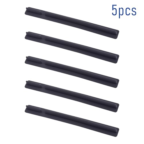 5 PCS PCI Port Anti-dust Plugs, Silicone Covers Caps Stoppers, Port Protector for End Computer Digital Socket Printer,3.23 x 0.31 x 0.24 (LxWxH) - size: PCI/Black/5 PCS