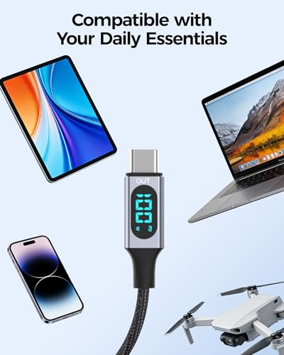 ZOUPW 140W Portable Power Bank with 100W USB C Cable, 27000mAh Laptop Power Bank, 160W Total 5-Port Fast Charging, 99.9Wh TSA Approved Travel Essentials for iPhone iPad and MacBook