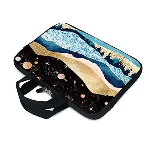 15.6" Laptop Sleeve 14" 15" 15.4" Chromebook Case Ultrabook Case Notebook Sleeves PC Messenger Bag (Mountains-1) - color: mountains-1