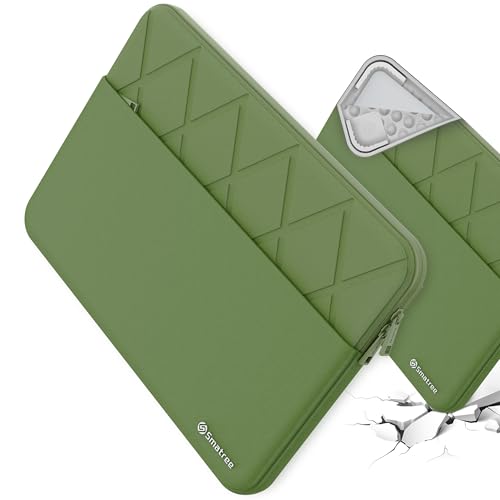 Smatree Laptop Sleeve for 16 inch Samsung Galaxy Book6 Ultra/Book6 Pro | for 15.6 inch Samsung Chromebook 4+,Protective Case with Accessory Pocket,Green (E602G) - color: Elite-Green, size: for Samsung 16 inch Galaxy Book6(E602)