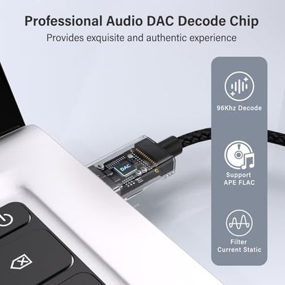 USB to 3.5mm Aux Audio Cable Compatible with Laptop PC PS5/4 USB to 3.5mm Aux Jack Audio Adapter for Headphone Speaker(3.94ft/1.2m). NOT Work for Charging and MP3 TV Car PS3 Truck