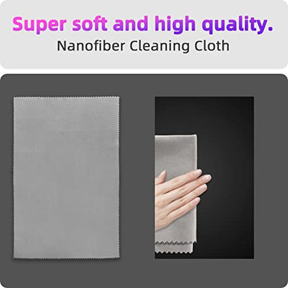 Privacy Screen Adhesive Strips and Slide Mount Tabs for Laptop Computer Monitor, Privacy Screen Slide Mount Tabs *2, Privacy Screen Adhesive Strips *2, 1pcs Microfiber Cloth, 2pcs Screen Cleaning Kit - size: Universal - All Aspect Ratios