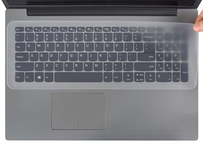 17.3 inch Laptop Keyboard Cover Protector Universal for 17" 17.3" HP DELL Lenovo Acer ASUS Laptop Notebook, Ultra Thin Waterproof Dustproof Silicone Protective Skin -Clear - size: 17-17.3 inch