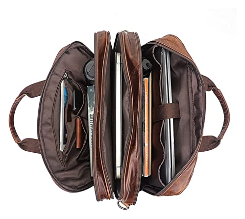 Office 17 Inch Laptop Bag,Large Business Briefcase for Men men,Travel Laptop Shoulder Bag