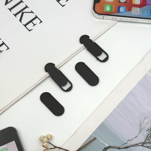 4 Pack Webcam Cover Slide, Camera Privacy Security Protectors for Laptop, Tablet, Smartphone and Computer, Ultra-Thin Camera Blocker Stickers