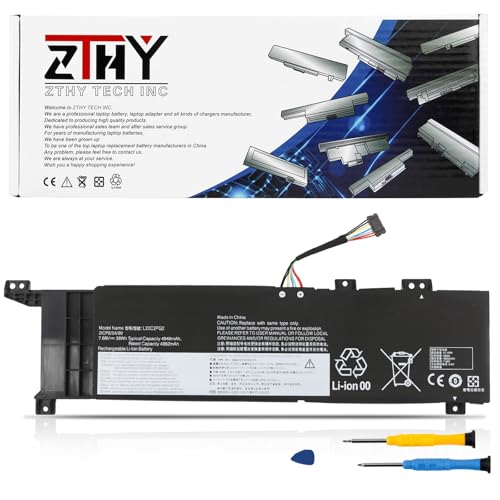L22C2PG2 L22M2PG2 Laptop Battery for Lenovo V14 G4 AMN IAN, V15 G4 AMN IAN | L22B2PG2 L22D2PG2 SB11K24748 SB11K24750 SB11K24751 5B11K24747 5B11K24752 5B11K24753 7.68V 38Wh 4948mAh - size: 9.57*2.76*0.28 inch L22C2PG2