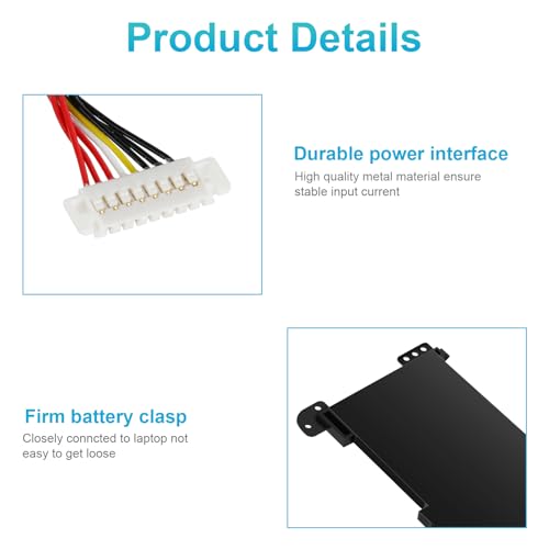 ASUNCELL B31N1637 C31N1637 Laptop Battery Replacement for ASUS VivoBook X510 X510U X510UQ X510UA X510UAR X510UF S15 S510U S510UF S510UQ S510UN S510UR S510UA F510 F510U F510UA F510QA B31B12H B31BI9H - size: B31N1637 8.94 × 4.96 × 0.71 in