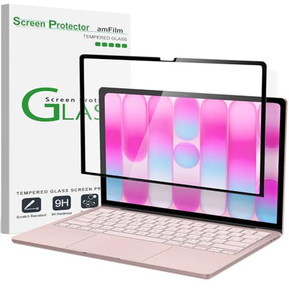 amFilm Screen Protector for MacBook Neo 13'' 2026 Tempered Glass | Scratch Protection, Easy to Instllation & Bubble Free, HD Clear, Ultra Thin (Regular 13 inch) - size: Regular 13 inch