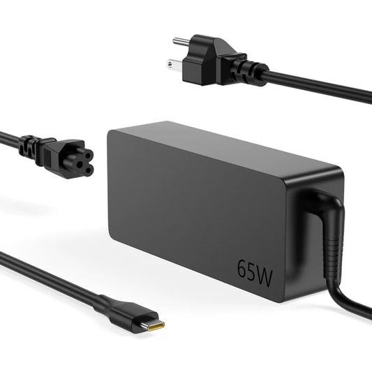 65W USB Type C Charger Compatible with LenovoThinkPad/Chromebook/Yoga, Compatible with Lenovo ThinkPad T14 T16 E15 E14 T480 T490 Yoga 7i C930 C940 Chromebook S330 Laptop Power Cord - size: 65w usb c