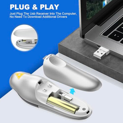 QUI Presenter Remote USB A&C Bundle | One Pink & One Silver