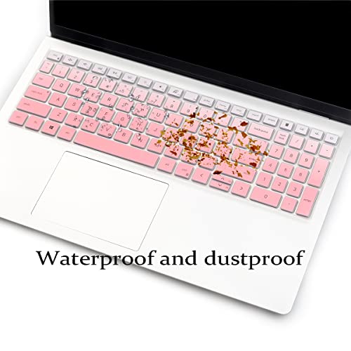 Keyboard Cover for 2025 Dell 16 Plus Laptop DB16250 DB16255 DC16250, Dell 15 Laptop DC15250 DC15255 15.6",2024 2023 Dell Inspiron 15 3510 3511 3515 3520 3525 3530 3535 5510 5515 5518 15.6 - color: OmbrePink