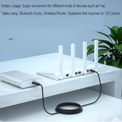 Gebildet DC 5V to DC 12V USB Voltage Step Up Converter Cable Power Supply USB Cable with DC Jack 5.5 x 2.5mm or 5.5 x 2.1mm, USB 5V to DC 12V Cable(100cm) - style: USB to DC