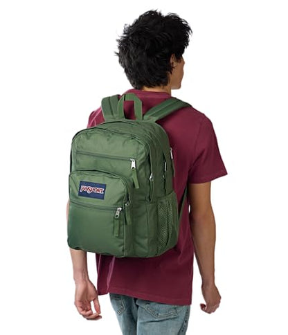 JanSport Laptop Backpack - Computer Bag with 2 Compartments, Ergonomic Shoulder Straps, 15” Laptop Sleeve, Haul Handle - Cargo Green - color: Cargo Green