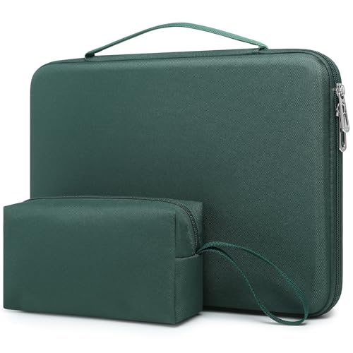 HYZUO 17-17.3 Inch Hard Shell Laptop Case Sleeve, Midnight Green | for 17" 17.3" HP/Dell/ASUS/Acer/Lenovo/LG/Toshiba/MSI Gaming Laptop/Razer Blade 17/18, Notebook Protective Cover Men Women - color: Midnight Green, size: 17-17.3 Inch