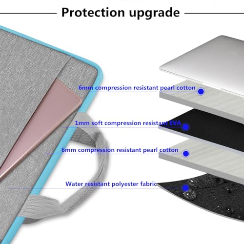 Hseok Laptop Sleeve 13-14 Inch Case Briefcase Compatible with MacBook Neo Pro 14 M5/M4/M3/M2/M1, All Models 13.3 Mac Air/Pro, XPS 13 14, Most Popular 13"-14" Notebooks,L01G02 - color: L01G02, size: 13"-14"