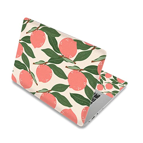 Laptop Skin Sticker Decal,12" 13" 13.3" 14" 15" 15.4" 15.6 inch Laptop Skin Sticker Cover Art Decal Protector Notebook PC (Peach) - color: Peach