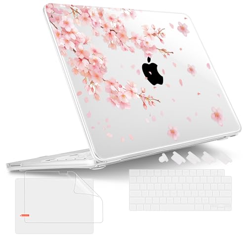 Tuiklol for 2026 MacBook Neo 13 Inch A18 Pro Chip Case, (Model A3404) Anti-Scratch Anti-Drop Slim Hard PC Shell Case with Shockproof Protective MacBook Neo Laptop Cover, Plum Blossom - color: Plum Blossom