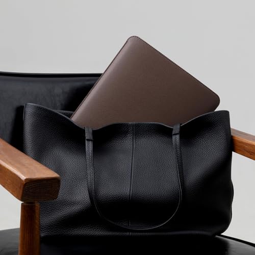 Comfyable Laptop Sleeve 13 Inch Precisely Compatible with MacBook Air M5 2026 & MacBook Pro/Neo A18, Faux Leather Cover Case, Coffee - color: Coffee, size: For 13" MacBook Pro & Air & Neo