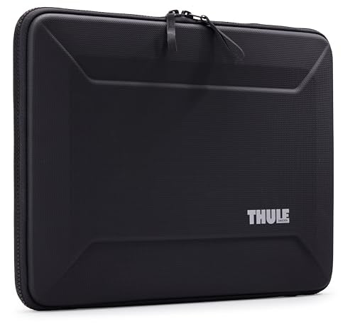 Thule Gauntlet Sleeve - Fits 16" MacBook - Rigid exterior protection - Padded interior prevents scratches and damage - color: Black, size: 16"