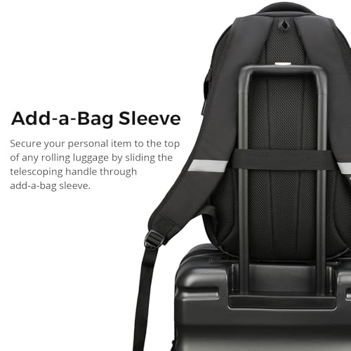 Swissdigital Laptop Backpack with USB Charging Port, Travel Backpack Fits 15.6 inches Computer, 31L Backpack for Men, Flame Red | SD803-97 - color: Flame Red