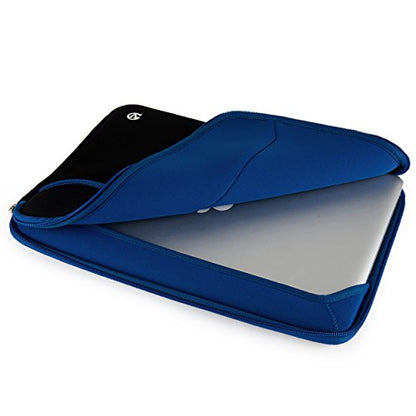 Vangoddy 13" Laptop Sleeve, Black/Blue (NBKLEA652) - color: Black/Blue, size: 13-13.3"