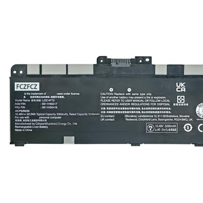 L23C4P73 Battery 52.5Wh 3392mAh Replacement for Lenovo Thinkpad T14 Gen 6 Gen 5 P14s Gen 5/6 Series SB11H56317 5B11H56416 L23M4P72 SB11H56316 5B11H56415 L23D4P71 L23B4P70 15.48V 4-Cell