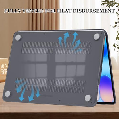 Compatible with MacBook Neo 13 inch Case 2026 Release Model A3404 Cover, Ultra-Thin Pattern Plastic Hard Shell Case Keyboard Cover Screen Protector Dust Plug, Astronauts Space Dog - color: Astronauts Space Dog