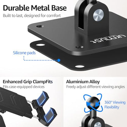 Tablet Wall Mount Ipad Holder, 4.7-15.6" | 360° Adjustable, iPad, Galaxy Tab, Sturdy Aluminum, For Home, Office & Public Spaces - size: No Arm Pro-Up to 15.6"