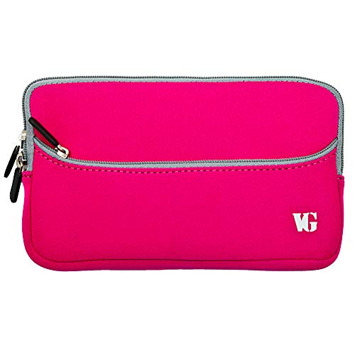 Vangoddy Neoprene Protector Carrying Case Sleeve for 7" Tablets (VGNeoprene7MAG) - color: Magenta/Gray, size: 7"