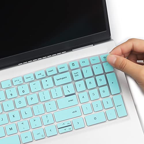 Keyboard Cover for 15.6" Dell Inspiron 15 3510 3511 3515 3525 3530 3535 5510 5515 5518 7510, 2025 Dell 15 Laptop DC15250 DC15255 15.6, Vostro 3510 3520 3530 5510 5515 15.6, Latitude 3520/Inspiron 7610 - color: Hotblue