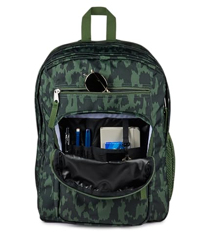 JanSport Laptop Backpack - Computer Bag with 2 Compartments, Ergonomic Shoulder Straps, 15” Laptop Sleeve, Haul Handle - Camo Illusion - color: Camo Illusion