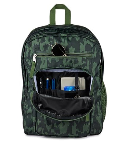 JanSport Laptop Backpack - Computer Bag with 2 Compartments, Ergonomic Shoulder Straps, 15” Laptop Sleeve, Haul Handle - Camo Illusion - color: Camo Illusion