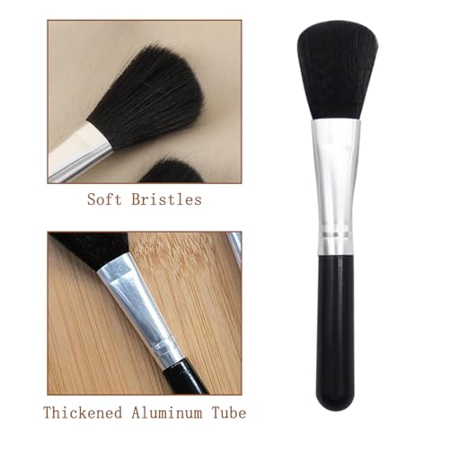 3Pcs Laptop Keyboard Cleaning Brush Portable Notebook Keyboard Brush, Camera Photo Cleaning Brush for Mobile Phones Car Computer (Black)