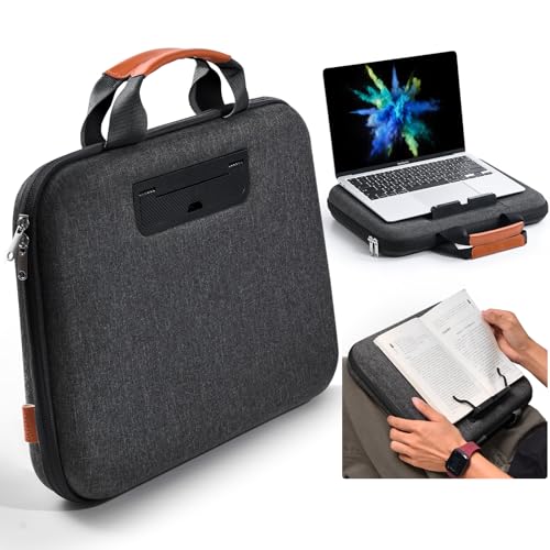 13 Inch Hard Laptop Case with Laptop Stopper and Book Clip - Black | Shockproof Waterproof Protective Laptop Case Hard Shell for HP Dell Lenovo ASUS Acer for Travel Home Airplane Train - color: Black, size: 13-14 Inch