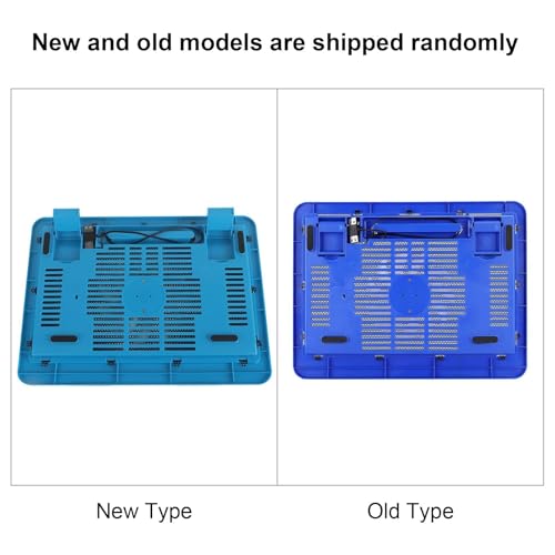 Laptop Cooler Cooling Pad, Laptop Cooler USB Powered Laptop Cooling Fan Stand Portable Ultra Slim Gaming Laptop Cooler Notebook Gaming Fan Cooling Pad for 14 Inch Below Notebook Laptop, Blue