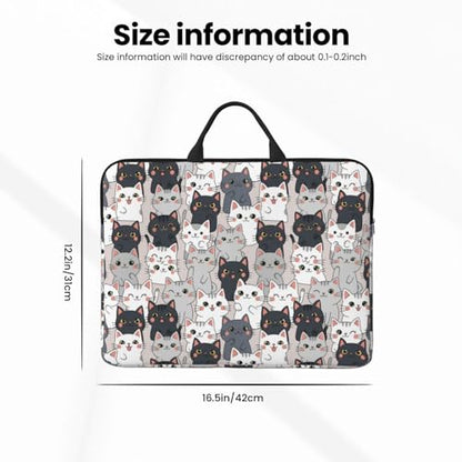 Laptop Case 14 Inch, Soft Shockproof Laptop Sleeve with Handle, Protective Bag - color: Pattern (671)