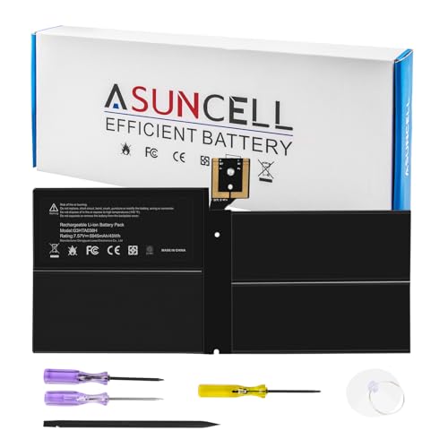 G3HTA038H DYNM02 Battery for Microsoft Surface Pro 5th (Model 1796, 2017),Surface Pro 6(Model 1807/1809/1796, 2018) 12.3" 2-in-1, Core i5 i7 m3 Series with Tools For surface pro 5 battery 7.57V 45Wh - color: G3HTA038H