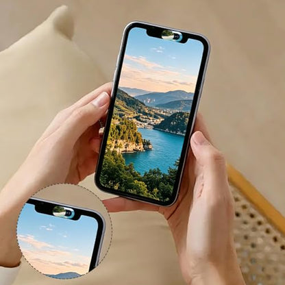 8Pcs 8 Styles Phone Front Camera Cover Slide Seascape 0.03 Inch Ultra Thin Webcam Cover for Mini PC Desktop Computer Tablet Notebook Plastic Durable Privacy Protectors for Home Office Use - color: Beach View