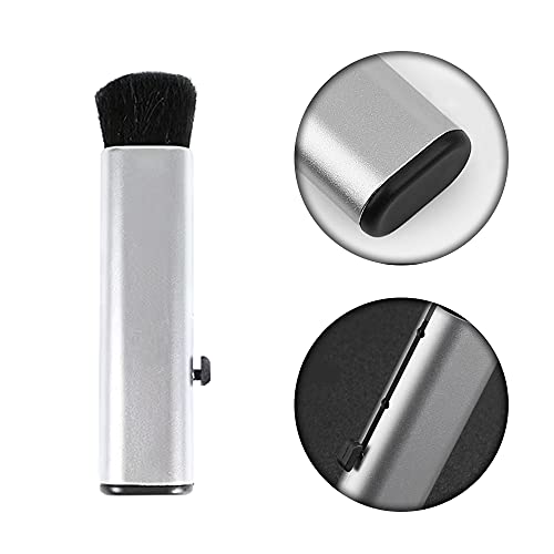 2 Pcs Retractable Keyboard Cleaning Brush Computer Cleaning Tool Dust Removal Brush for Desktop Table