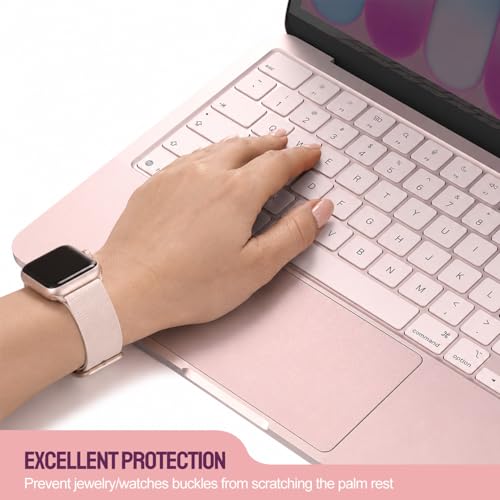 Palm Rest Cover Set with TrackPad Protector Compatible with 2026 MacBook Neo 13 Inch A3404 with A18 Pro Chip, Apple MacBook Neo 13 Scratch-Resistant Wrist Rest Skin Sticker Decal - Blush - color: Blush, size: MacBook Neo 13" (2026+)