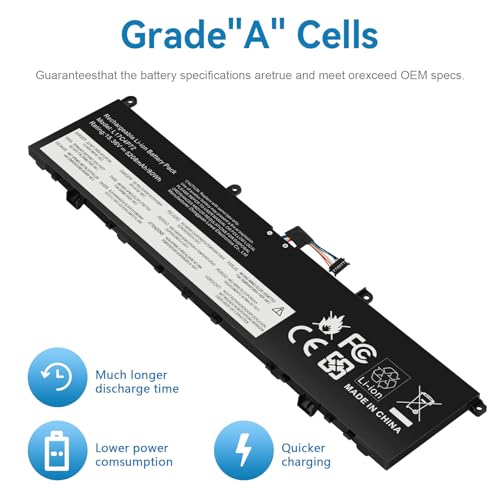 Futurebatt L17C4P72 Laptop Battery Compatible with Lenovo ThinkPad X1 Extreme 1st Gen/2nd Gen ThinkPad P1 1st/2nd Gen Series L17M4P72 01AY968 01AY969 L18M4P71 01YU911 5B10V98091 SB10Q76929 SB10Q76928 - size: L17C4P72