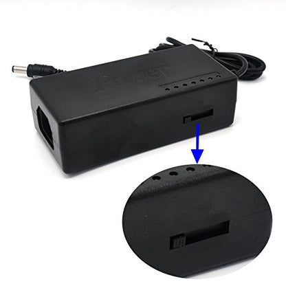 Pardarsey Universal AC Power Adapter Charger 96W with 34 pcs Adapters 12V-24V Compatible for Notebook Acer Asus Toshiba Dell Lenovo IBM HP Compaq Samsung Sony Gateway Fujitsu Mobile Phone DVD LCD