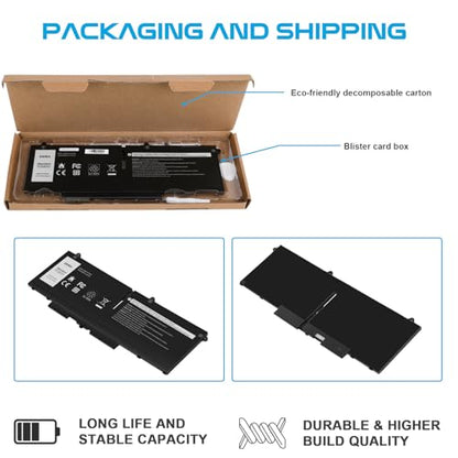 FK0VR Laptop Battery Replacement for Dell Latitude 5330 7330 7430 7530 Latitude 5330 2-in-1/7330 2-in-1/7430 2-in-1 P133G P134G P135G P136G P110F P138G P139G FKOVR 8H6WD 51R71 293F1 01VX5 404T8 - size: FK0VR