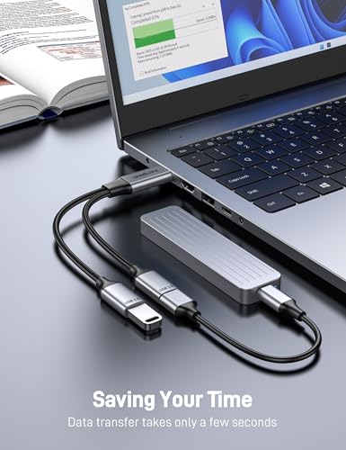 USB 3.0 Splitter 1 in 2 Out, USB Splitter Y Cable, USB Male to 2 Female Cable for PC, Tablet, Laptop, MacBook, Keyboard, PS4, PS5, Mouse, FlashDrive, LED, Etc. - size: 1 Pack
