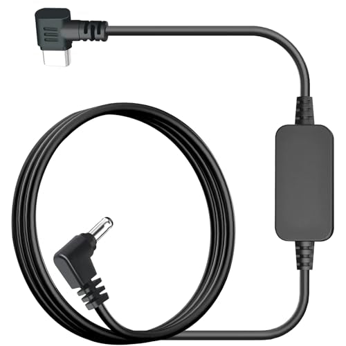 Furrion Vision S Display Power Cable Replacement -(6.56FT) | USB-C to DC 3.5mm charger adapter for FOS07TADS monitor, compatible with FOS48TA-BL/FOS48TAPK-BL hanging backup camera system - color: 6.56FT