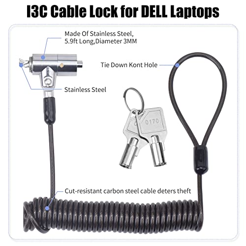 Laptop Cable Lock Hardware Security Cable Lock Anti Theft and Laptop Lock for N17 Dell Laptop