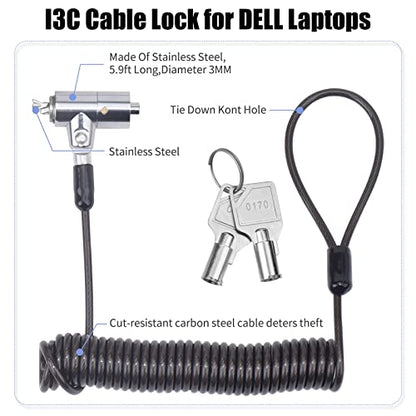 Laptop Cable Lock Hardware Security Cable Lock Anti Theft and Laptop Lock for N17 Dell Laptop